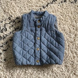 Baby Gap denim vest jacket 12-18 months